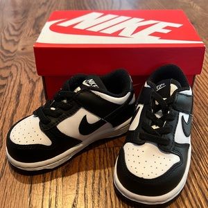 Toddler Nike Dunk Low (Panda) Black/White
